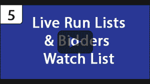 5 Auto Auction Advanced Run List and Vehicle Detail Pages
